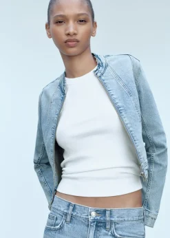 MANGO Kurtki*Kurtka dżinsowa na zamek