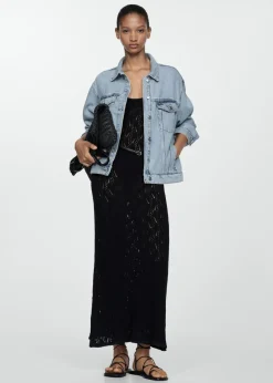 MANGO Kurtki*Kurtka dżinsowa oversize