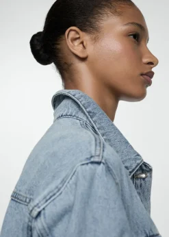 MANGO Kurtki*Kurtka dżinsowa oversize