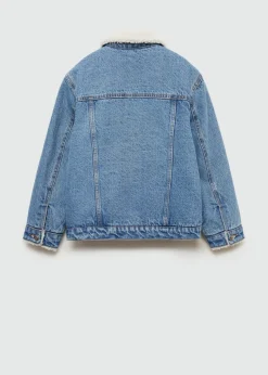 Dzieci MANGO Płaszcze I Kurtki*Kurtka dżinsowa z barankiem