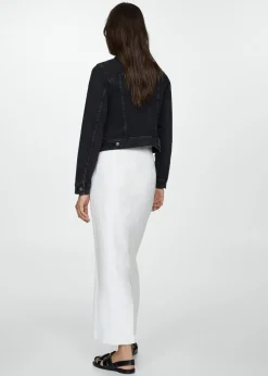 MANGO Kurtki*Kurtka dżinsowa z kieszeniami