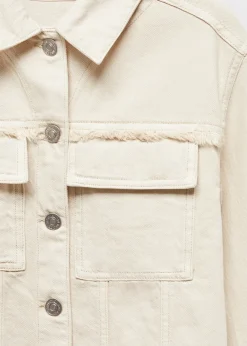 MANGO Płaszcze I Kurtki*Kurtka dżinsowa z kieszeniami