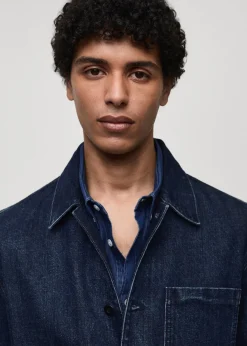 MANGO Kurtki I Koszule Wierzchnie*Kurtka dżinsowa z kieszeniami