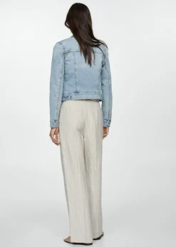 MANGO Kurtki*Kurtka dżinsowa z kieszeniami