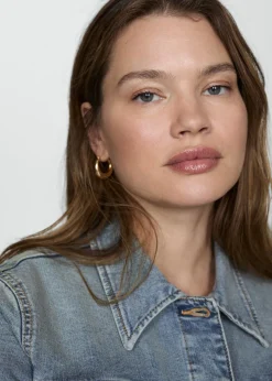 MANGO Kurtki*Kurtka dżinsowa z kieszeniami