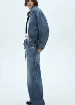 MANGO Kurtki*Kurtka dżinsowa z kieszeniami