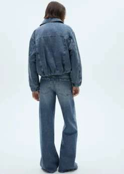 MANGO Kurtki*Kurtka dżinsowa z kieszeniami