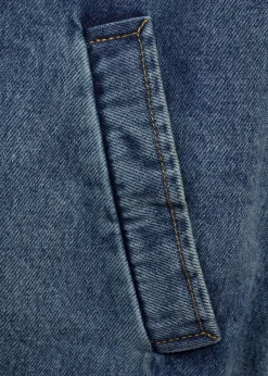 MANGO Kurtki*Kurtka dżinsowa z kieszeniami