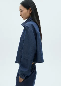 MANGO Kurtki*Kurtka dżinsowa z kieszeniami