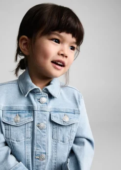 Dzieci MANGO Płaszcze*Kurtka dżinsowa z kieszeniami