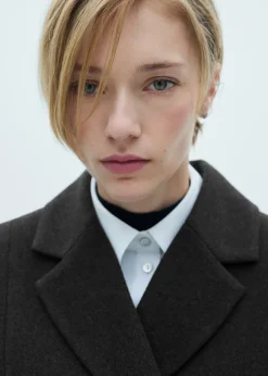 MANGO Kurtki*Kurtka dwurzędowa wełniana