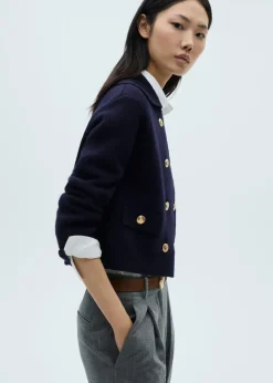 MANGO Kurtki|Swetry I Kardigany*Kurtka dwurzędowa wełniana