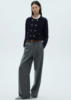 MANGO Kurtki|Swetry I Kardigany*Kurtka dwurzędowa wełniana