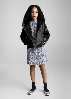 Dzieci MANGO Płaszcze I Kurtki*Kurtka efekt skóry