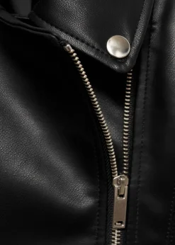 Dzieci MANGO Płaszcze I Kurtki*Kurtka efekt skóry