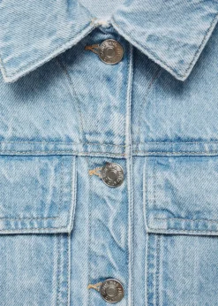 MANGO Płaszcze I Kurtki*Kurtka jeansowa z gwiazdkami