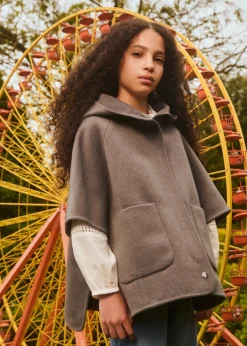 Dzieci MANGO Płaszcze I Kurtki*Kurtka o fasonie peleryny z guzikami