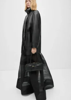 MANGO Kurtki|Skóra*Kurtka oversize ze skóry