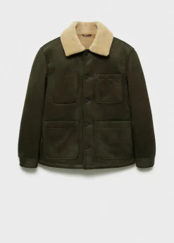 MANGO Kurtki I Koszule Wierzchnie|Płaszcze*Kurtka podszyta barankiem