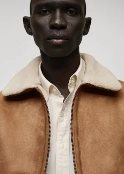 MANGO Kurtki I Koszule Wierzchnie*Kurtka podszyta barankiem