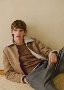 MANGO Kurtki I Koszule Wierzchnie*Kurtka podszyta barankiem