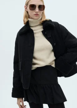 MANGO Płaszcze|Kurtki*Kurtka podszyta kożuszkiem
