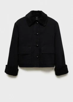 MANGO Płaszcze|Kurtki*Kurtka podszyta kożuszkiem