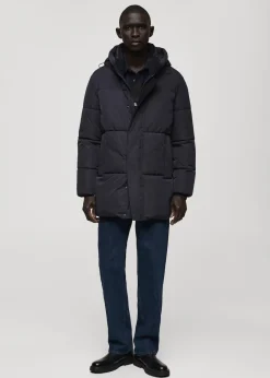 MANGO Kurtki I Koszule Wierzchnie|Płaszcze*Kurtka puffer wodoodporna z kapturem