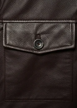 MANGO Kurtki I Koszule Wierzchnie|Skóra*Kurtka skórzana biker z kieszeniami