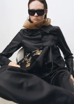 MANGO Kurtki|Skóra*Kurtka skórzana na guziki