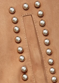 MANGO Kurtki|Skóra*Kurtka skórzana z ćwiekami