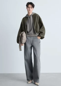 MANGO Kurtki*Kurtka typu bomber z marszczeniami