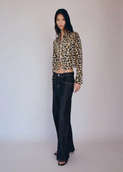 MANGO Kurtki*Kurtka w lamparcie cętki z dwustronnym zapięciem na zamek