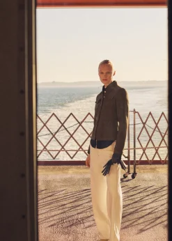 MANGO Kurtki*Kurtka wełniana w drobną pepitkę