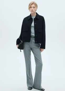 MANGO Kurtki*Kurtka wełniana z kieszeniami