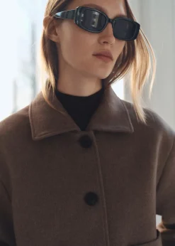 MANGO Kurtki*Kurtka wełniana z kieszeniami