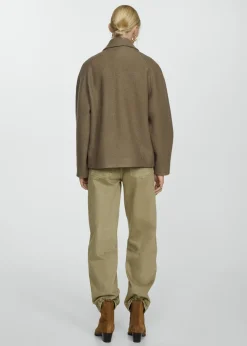 MANGO Kurtki*Kurtka wełniana z kieszeniami