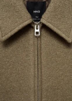MANGO Kurtki*Kurtka wełniana z kieszeniami