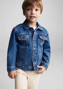 Dzieci MANGO Płaszcze I Kurtki*Kurtka z bawełnianego denimu