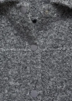 MANGO Kurtki*Kurtka z dzianiny bouclé z kieszeniami