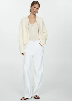 MANGO Kurtki|Swetry I Kardigany*Kurtka z dzianiny na zamek