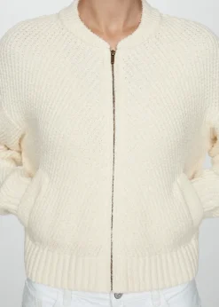 MANGO Kurtki|Swetry I Kardigany*Kurtka z dzianiny na zamek