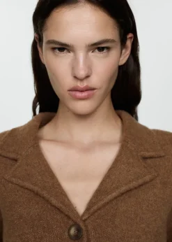 MANGO Kurtki|Swetry I Kardigany*Kurtka z dzianiny z guzikami