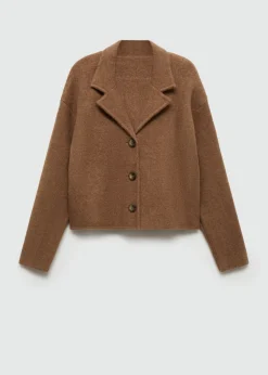 MANGO Kurtki|Swetry I Kardigany*Kurtka z dzianiny z guzikami