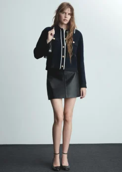 MANGO Kurtki|Swetry I Kardigany*Kurtka z dzianiny z guzikami