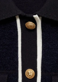 MANGO Kurtki|Swetry I Kardigany*Kurtka z dzianiny z guzikami