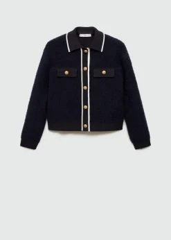MANGO Kurtki|Swetry I Kardigany*Kurtka z dzianiny z guzikami