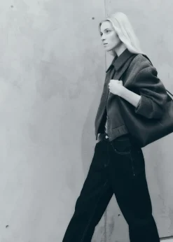 MANGO Kurtki*Kurtka z dzianiny z kieszeniami