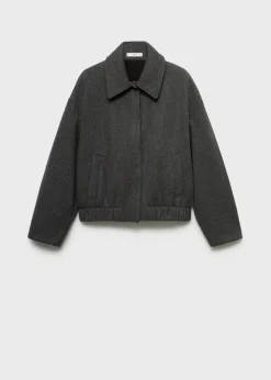 MANGO Kurtki*Kurtka z dzianiny z kieszeniami