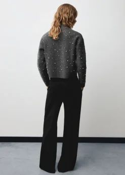 MANGO Kurtki*Kurtka z dzianiny z perłami